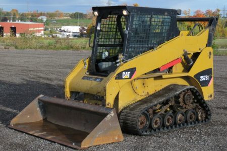 2011 Caterpillar 257B Skid Steer Track Loader Auxiliary Hyd Cab Heat Rubber Tracks