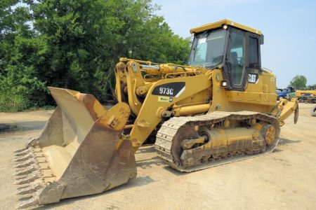 2008 Caterpillar 973C Crawler Loader Enclosed Cab Tractor Cat Diesel (3) Shank Ripper