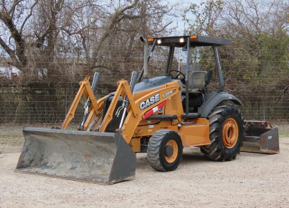 2014 Case 570N EP 4X4 Skip Loader Box Scraper Tractor Dozer Ripper 94″ General Purpose Bucket