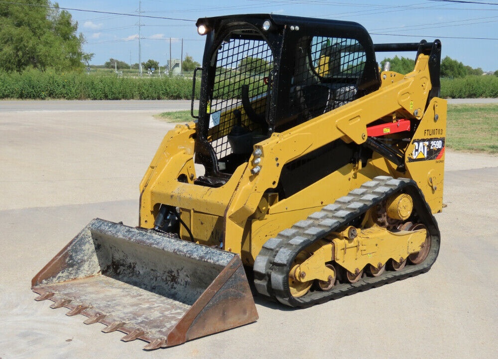 2017 Caterpillar 259D Skid Steer Track Loader Crawler Aux Hyd 2 Speed Hand and Foot Throttles