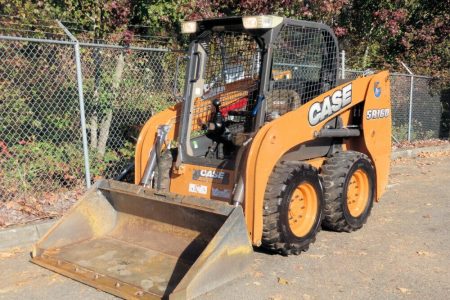 2016 Case SR160 Skid Steer Wheel Loader Aux Hyd Joystick Controls Diesel Suspension Seat