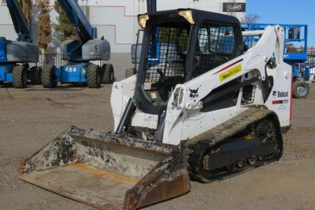 2016 Bobcat T590 Skid Steer Track Loader Crawler Diesel Aux Hyd Backup Alarm