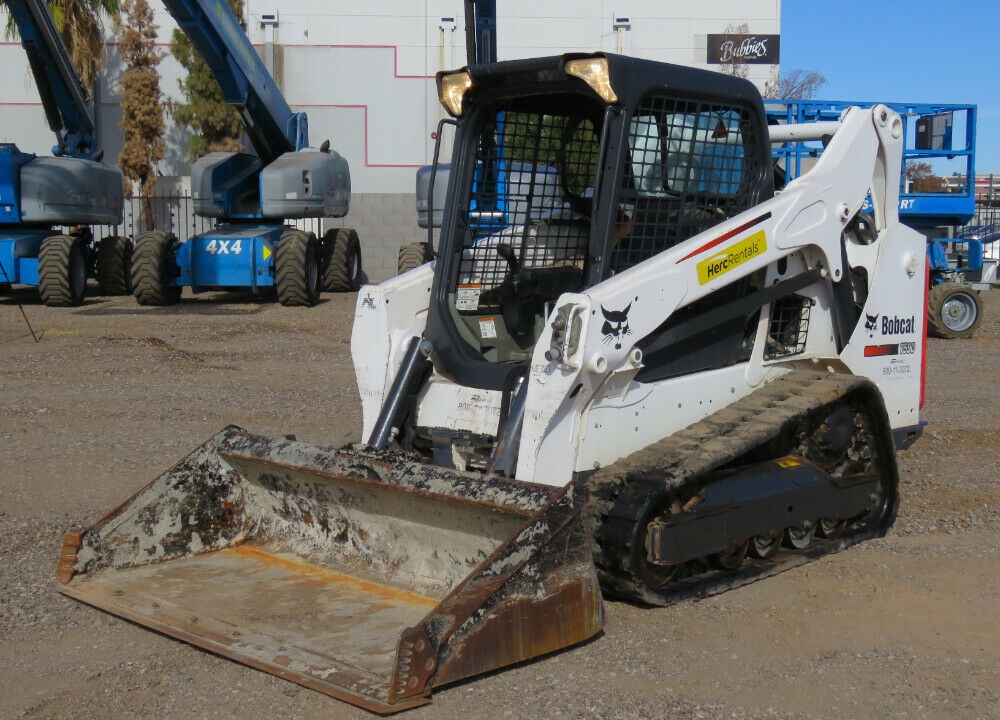 2016 Bobcat T590 Skid Steer Track Loader Crawler Diesel Aux Hyd Backup Alarm