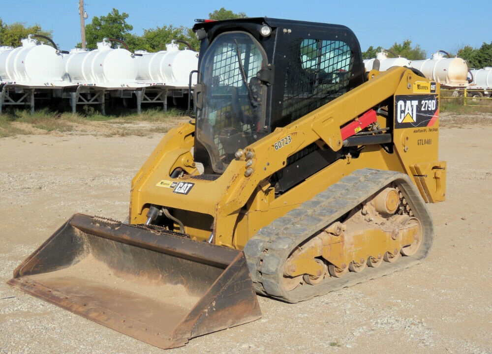 2014 Caterpillar 279D High Flow XPS Skid Steer Track Loader Cab Crawler Back up camera