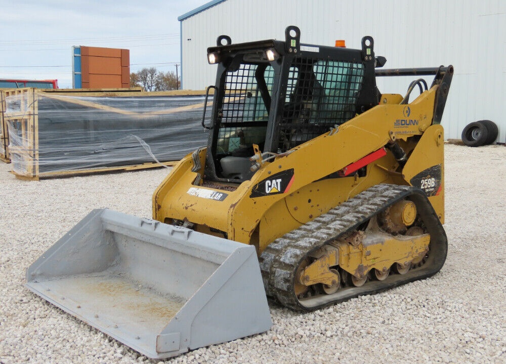 2013 Caterpillar 259B3 Skid Steer Track Loader Crawler Aux Hyd 2 Speed Hydraulic Quick Coupler