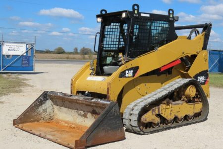 2012 Caterpillar 259B3 Skid Steer Track Loader Crawler CAB Diesel Aux Hydraulic Quick Coupler