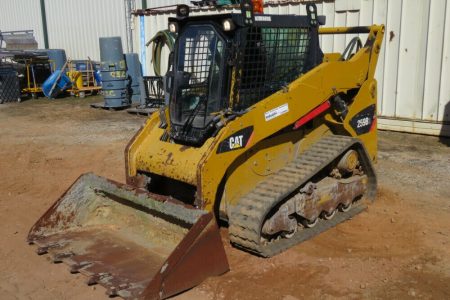 2011 Caterpillar 259B3 Skid Steer Track Loader AC Cab Crawler Hyd QC Two Speed Travel