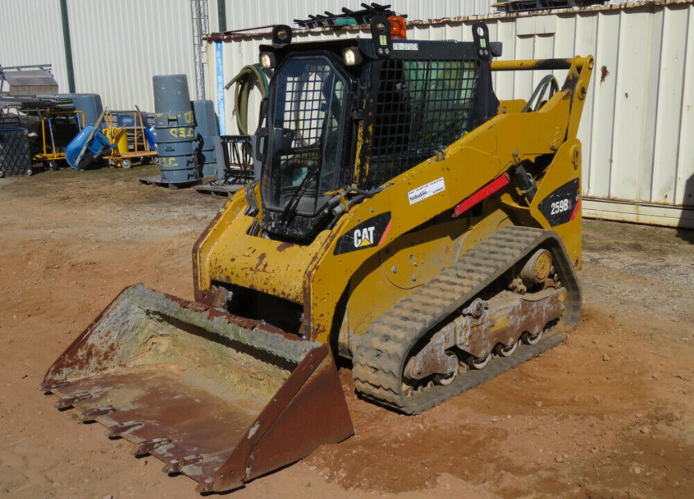 2011 Caterpillar 259B3 Skid Steer Track Loader AC Cab Crawler Hyd QC Two Speed Travel