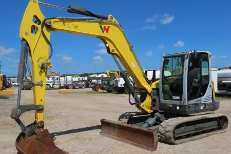 2018 Wacker Neuson ET90 Mini Excavator Rubber Tracks A/C Cab Backhoe Air Conditioning and Heater