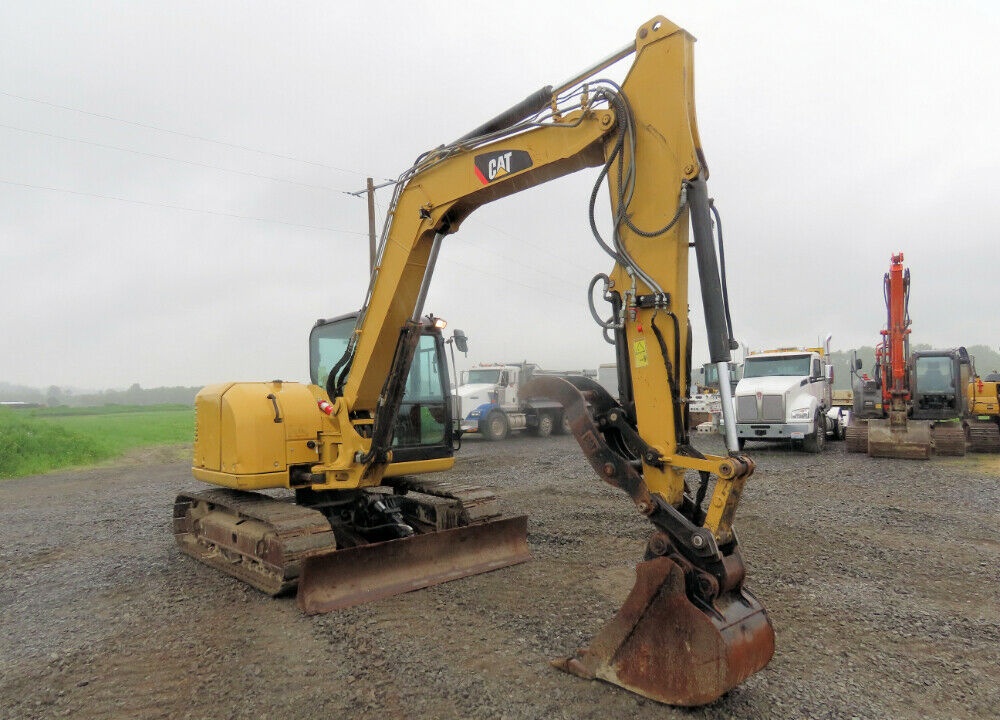 2013 Caterpillar 308E CR Hydraulic Mini Excavator Cab A/C Thumb Blade Air Conditioning