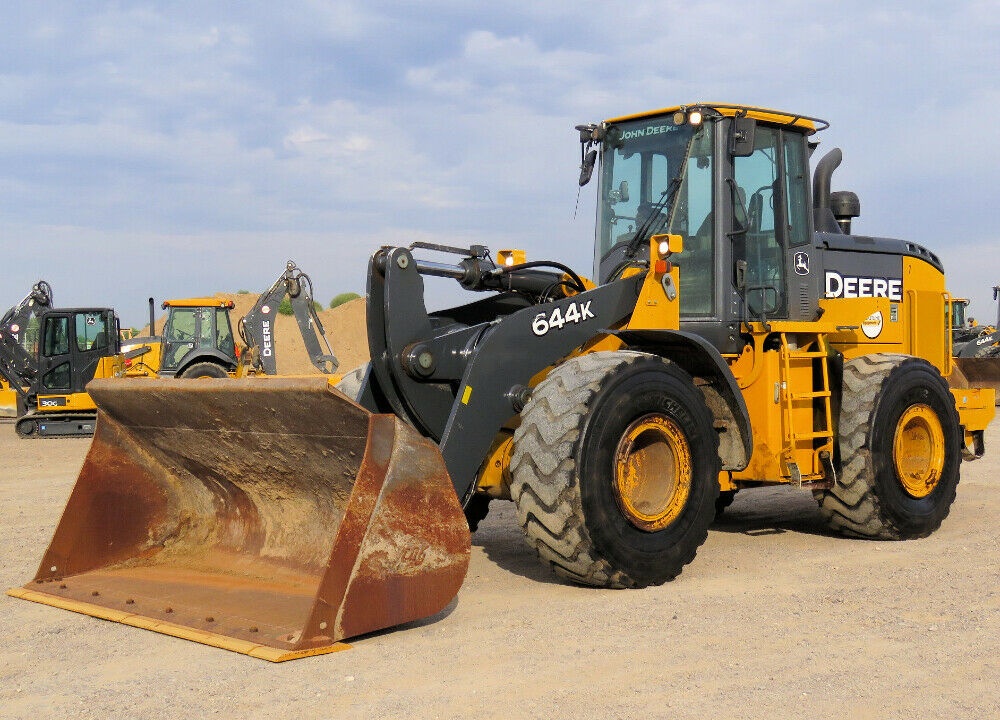 2016 John Deere 644K Wheel Loader A/C Cab Hyd Q/C 3rd Valve Aux Hyd Ride Control