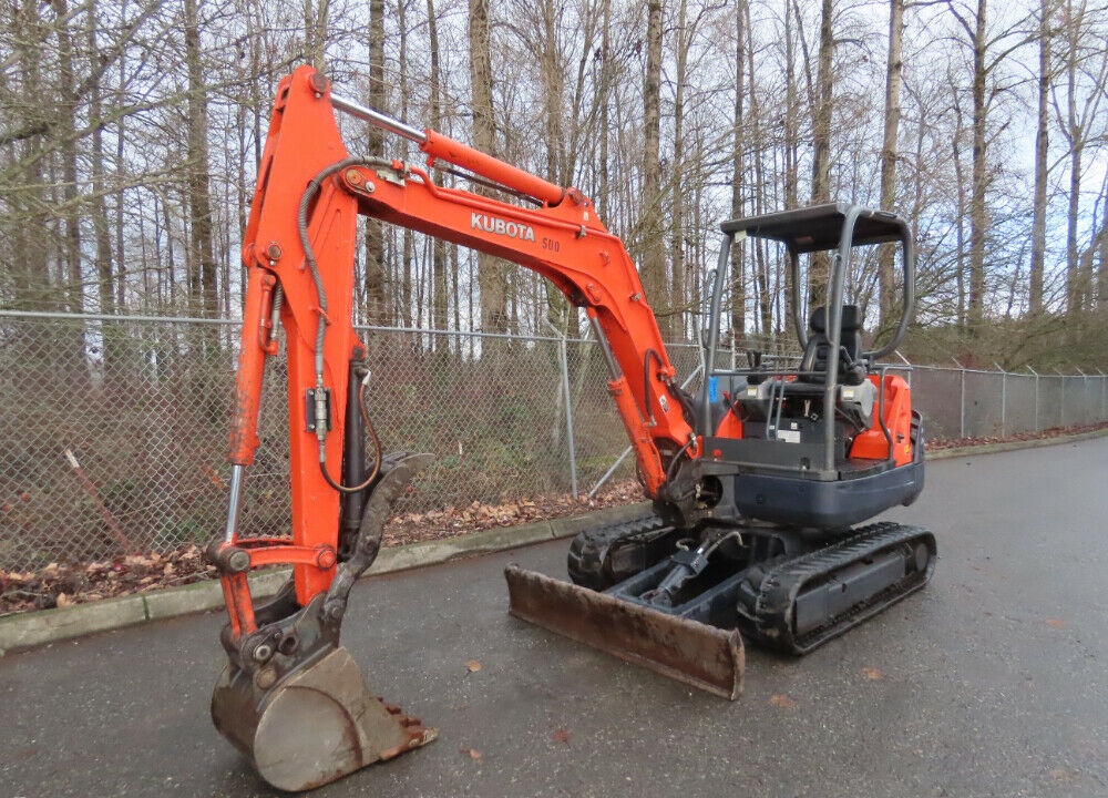 2012 Kubota KX91-3SS Hydraulic Mini Excavator Hyd Thumb Rubber Track 2-Speed Travel