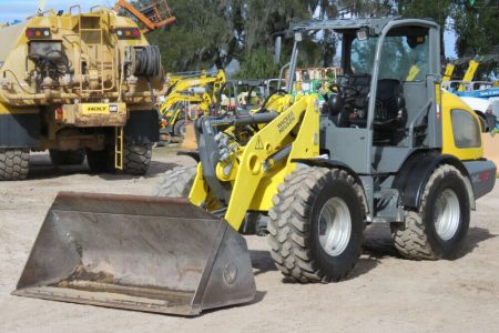 2016 Wacker Neuson WL52 Wheel Loader Tractor Q/C Auxiliary Hyd. Bucket Articulated Steering