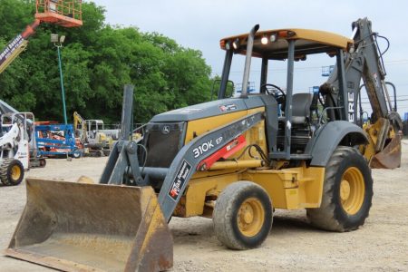 2014 John Deere 310K EP Backhoe Wheel Loader Tractor Diesel Aux Hyd  Lockable Gauge Panel Cover