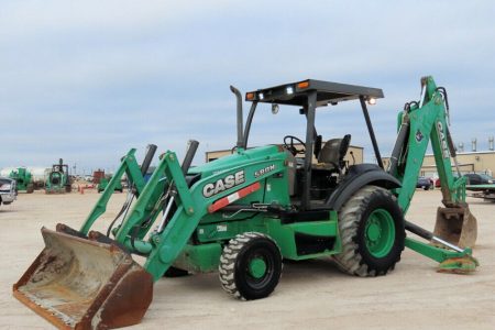 2013 Case 580N 4WD Backhoe Wheel Loader Tractor 4×4 Aux 24” Backhoe Bucket