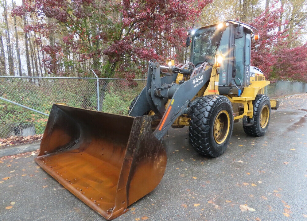 2015 John Deere 444K Wheel Loader 3rd Valve Aux AC Cab Hyd QC Tractor Auto Shift Mode