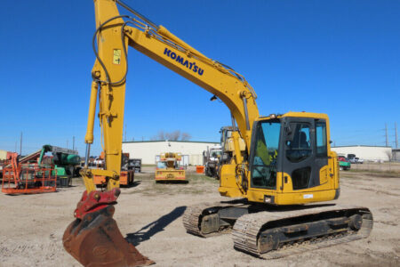 2012 Komatsu PC138US-8 Hydraulic Excavator Track Hoe A/C Cab Aux Hyd