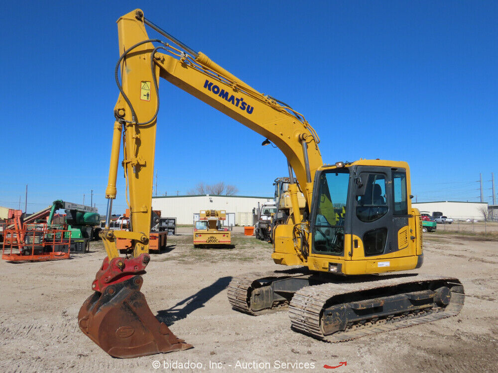 2012 Komatsu PC138US-8 Hydraulic Excavator Track Hoe A/C Cab Aux Hyd