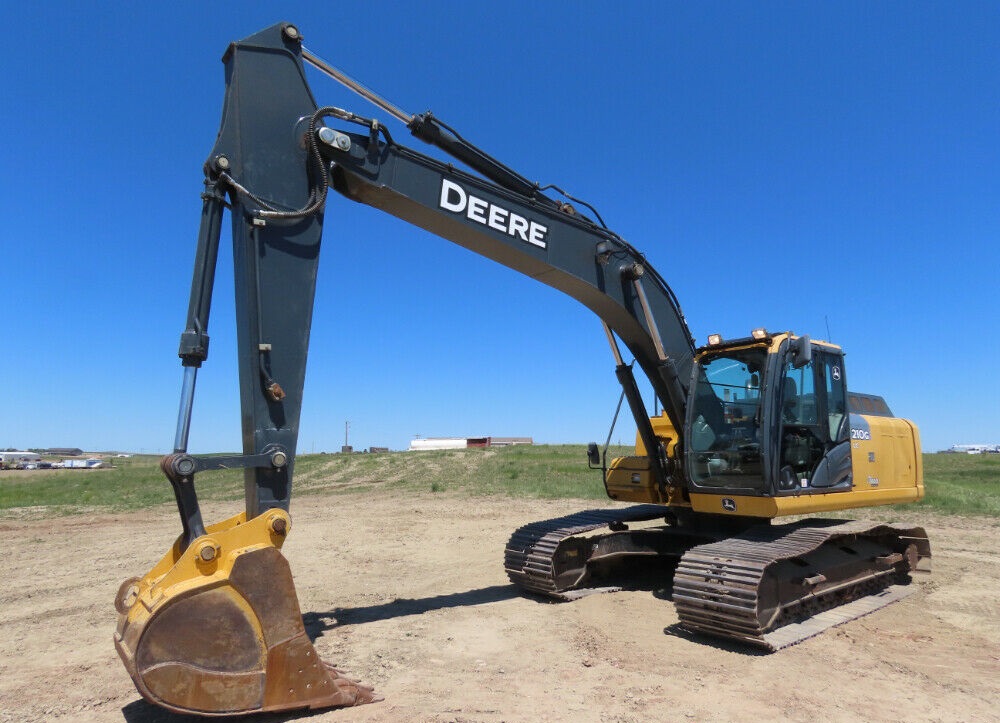 2012 John Deere 210G LC Excavator Cab A/C Aux Hydraulics Trackhoe