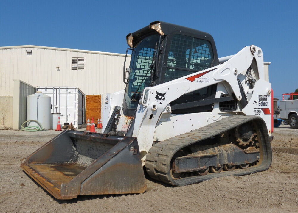 2018 Bobcat T650 Skid Steer Track Loader Crawler Diesel Aux Hyd Cab AC