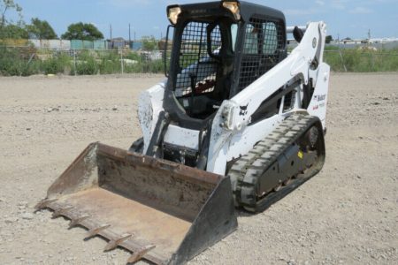 2015 Bobcat T590 Skid Steer Track Loader Crawler Aux Hyd