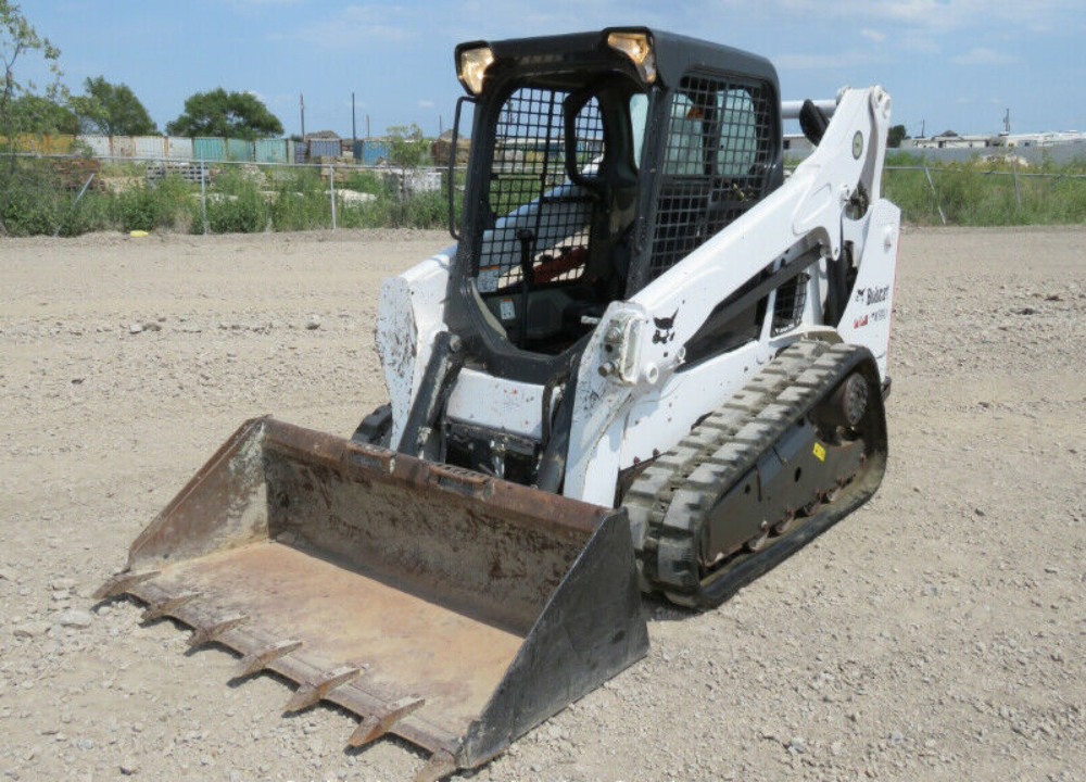 2015 Bobcat T590 Skid Steer Track Loader Crawler Aux Hyd