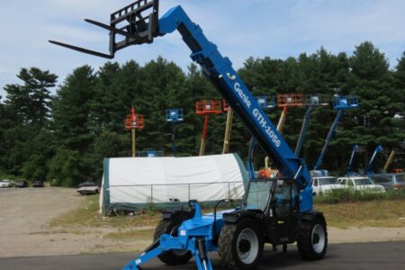 2017 Genie GTH-1056 56′ 10,000 lbs Telescopic Reach Forklift Heated Cab