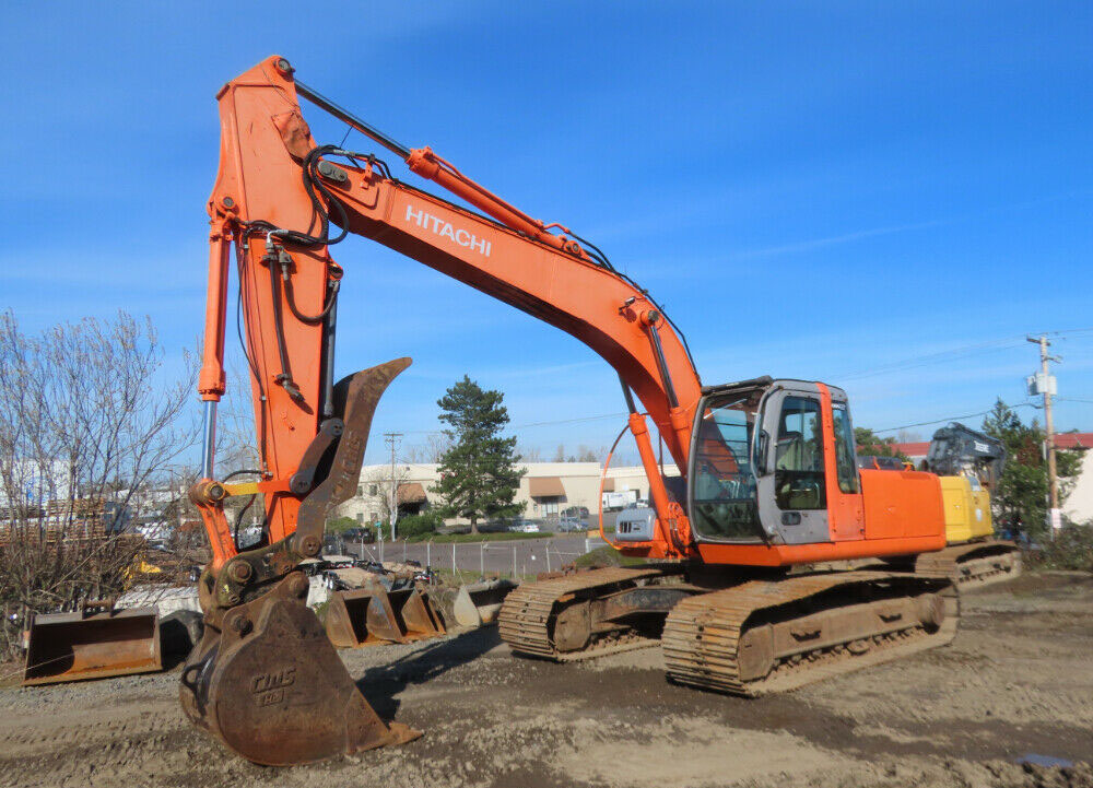 2006 Hitachi ZX200LC Hydraulic Excavator Aux Hyd Thumb Q/C Cab A/C Isuzu