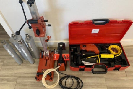 36″ Concrete Core Drill Rig or Hand Held w/ Vacuum Suction