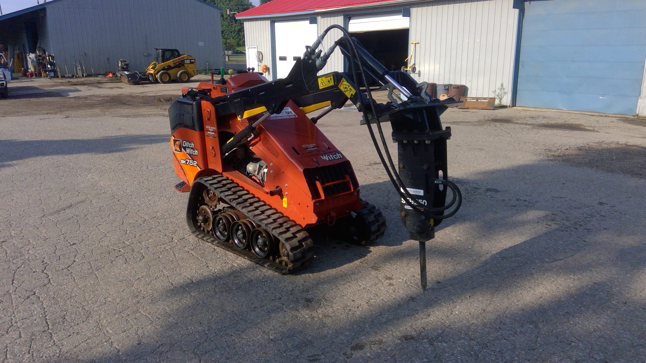 Paladin SFB250 Mini Skid Steer Concrete Breaker Attachment