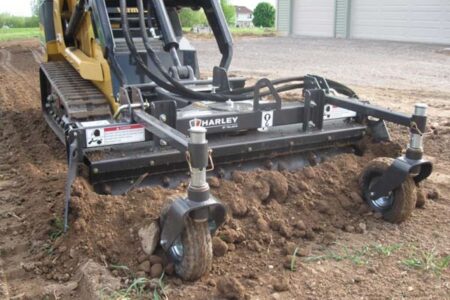 Mini Skidsteer Harley Rakeа